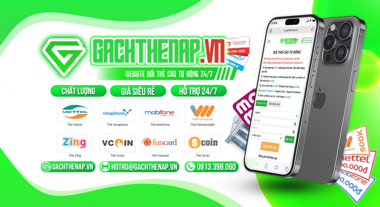Nội Quy Nạp - Rút Tiền Tại GachTheNap.Vn
